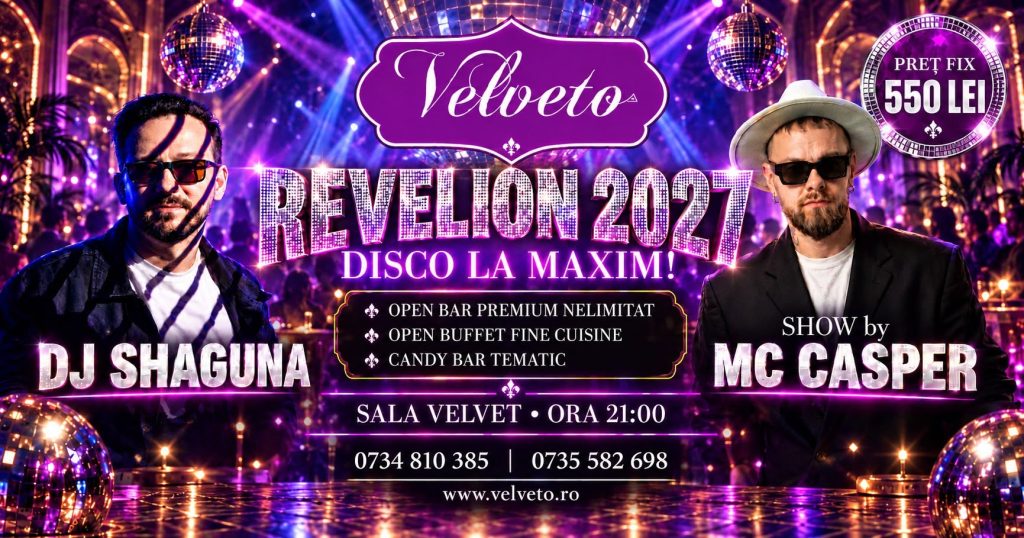 Revelion 2027 la Velveto Events